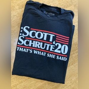 MENS THE OFFICE TEESHIRT.  SCOTT SCHRUTE SIZE Medium